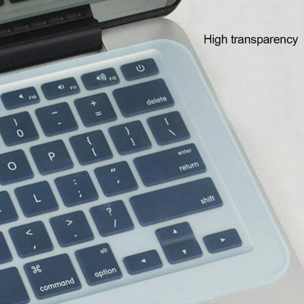 Silicone Transparent Keyboard Covers for Computer Waterproof Anti Dust Keyboard Covers Silicone for Mackbook Pro 15 Inch-15 Inch to 17 Inch 